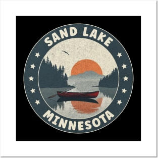 Sand Lake Minnesota Sunset Posters and Art